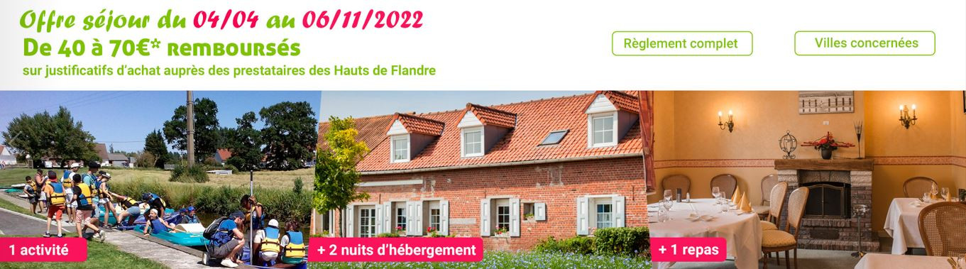 Incitation aux séjours en Hauts de Flandre